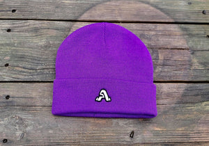 "A Tech" Logo Beanie (Purple)