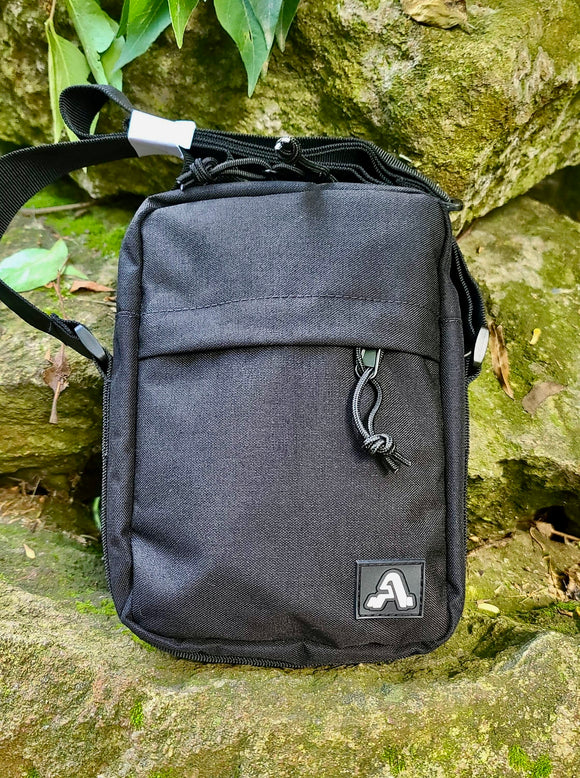 Cordura® Fabric Shoulder Bag (Black)