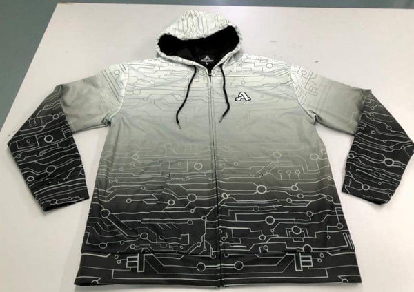 The Artistry x Tech Hoodie (Black x Grey x White)