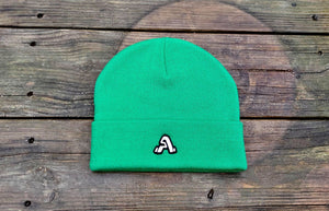 "A Tech" Logo Beanie (Green)