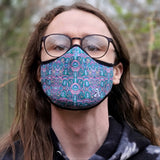 Pepelen x "Synthropic Lattice" Face-Mask (Pastel)