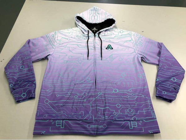 The Artistry x Tech Hoodie (Purple x White)