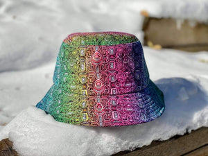 "Synthropic Lattice" Bucket Hat