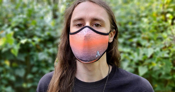 Artistry x Orange/Black Tech Face-Mask
