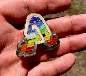 "A" Tech Logo x Gold/Rainbow OE