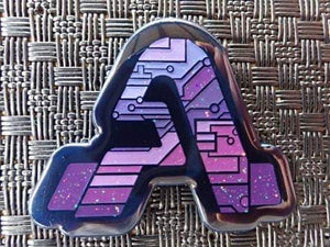 "A" Tech Logo x Purp/Blue Ano